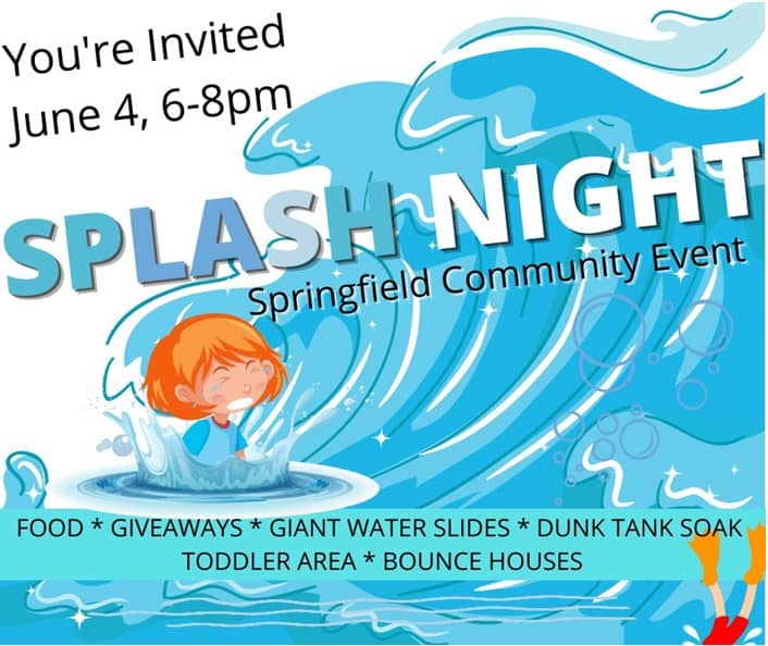 Splash Night. June 4th from 6-8pm